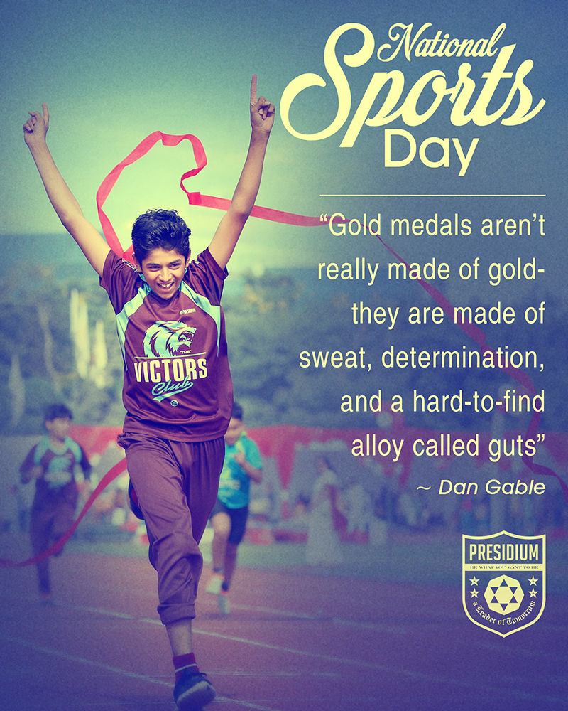 CELEBRATING TEAM SPIRIT AND SPORTSMANSHIP ON NATIONAL SPORTS DAY